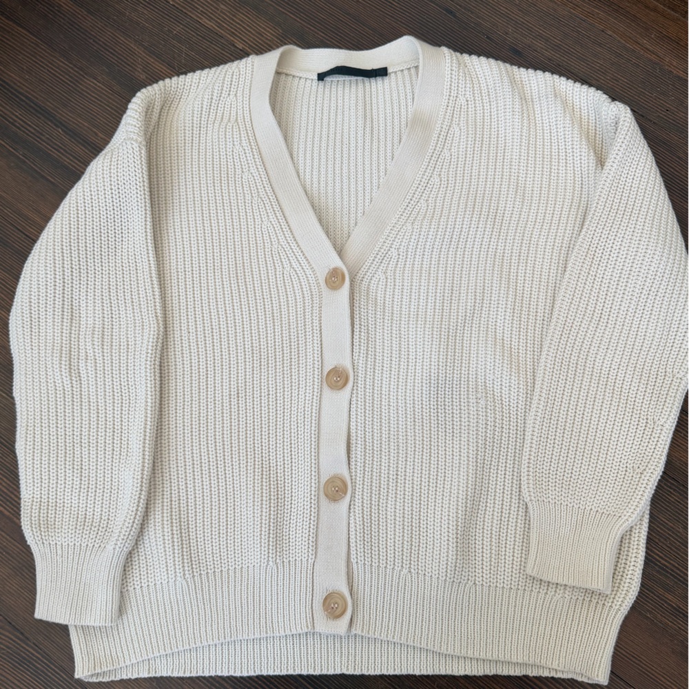 Jenni Kayne Cotton Cocoon Cardigan - Size Small